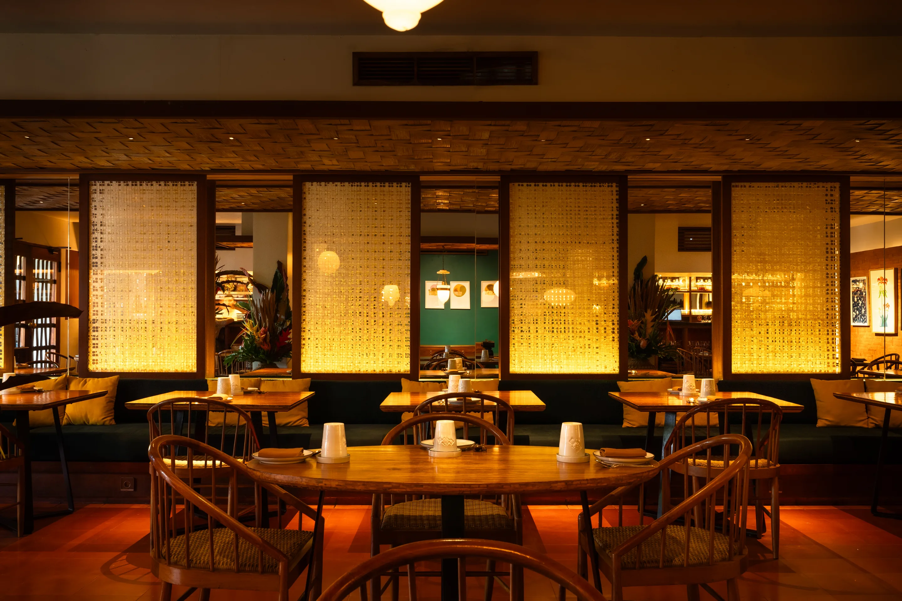 The Nusantara dining room in Ubud